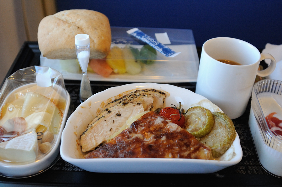 завтрак в KLM/Air France