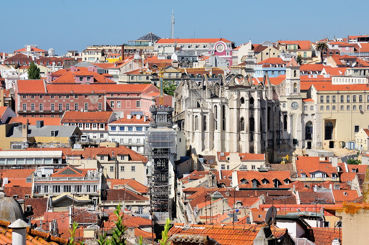 Лиссабон. Вид с крепости Сао Жорже
