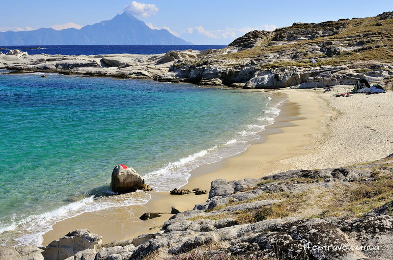 пляж Криоритси и Белые камни