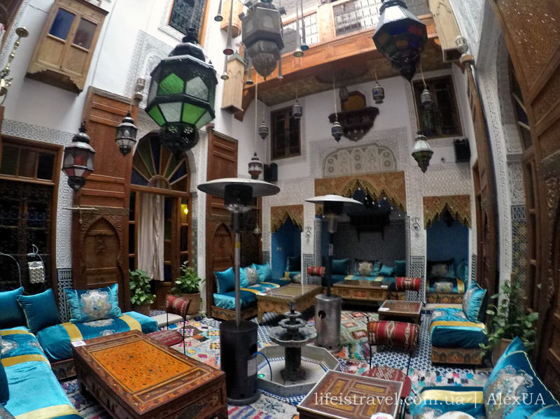 традиционный риад в Марокко