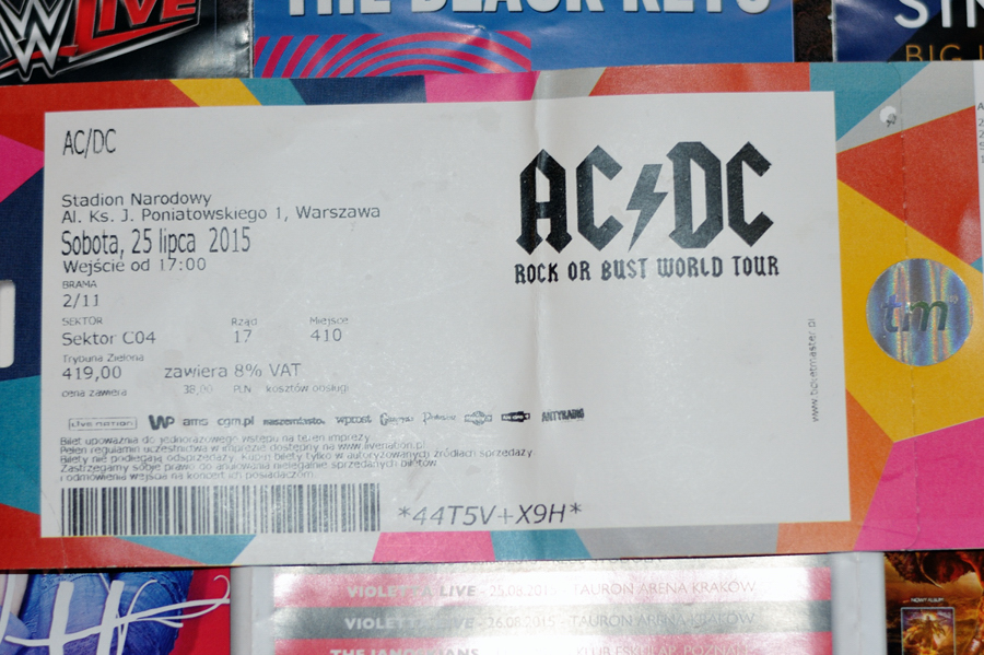 AC/DC Варшава билет