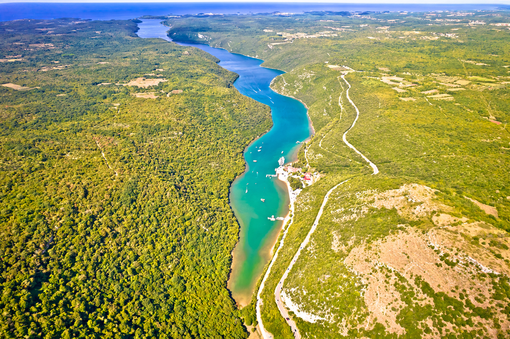 Лимский канал, Хорватия