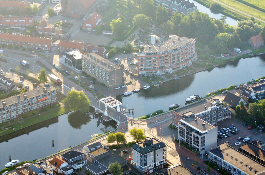 Амстердам вид сверху
