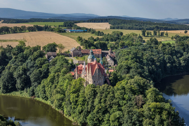 замок Чоха в Польше