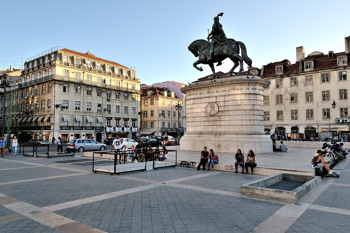 площадь Фигейра, Лиссабон, Португалия