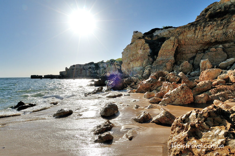 Лучший пляж Алгарве, Португалия