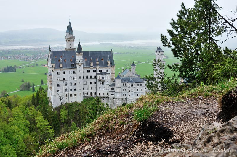 замок Нойшванштейн в Баварии