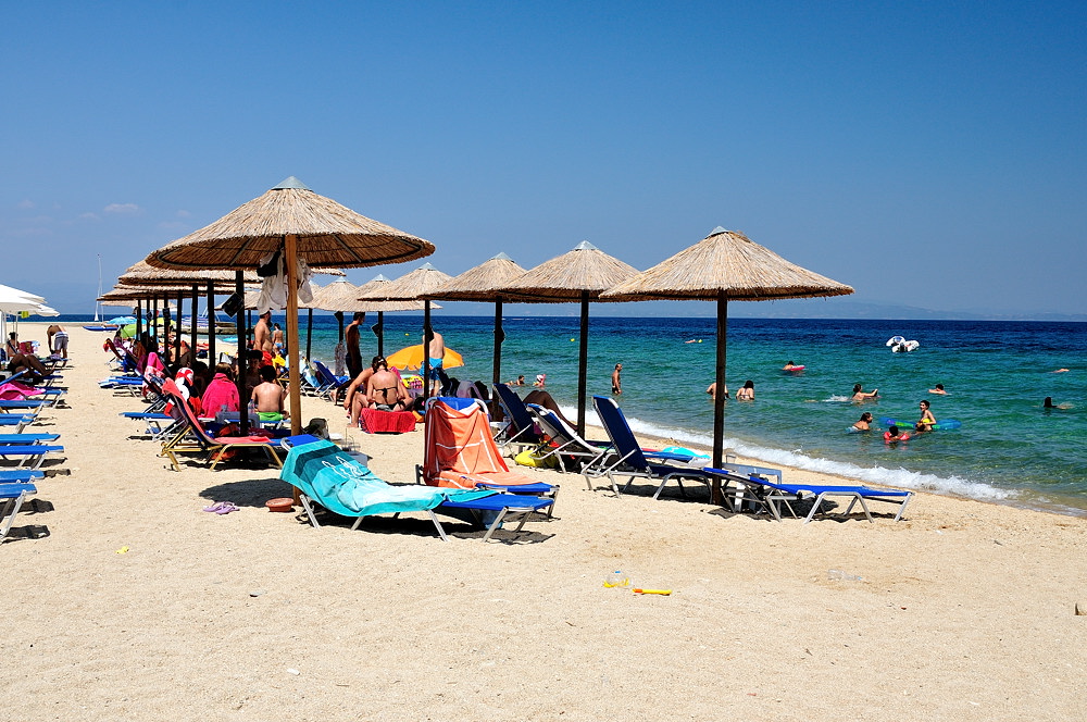 Халкидики, пляж, Греция