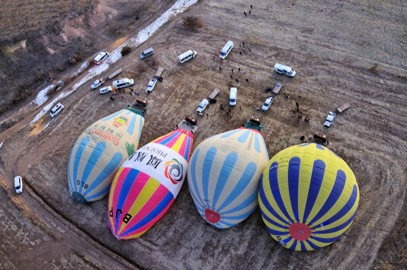воздушные шары в Каппадокии