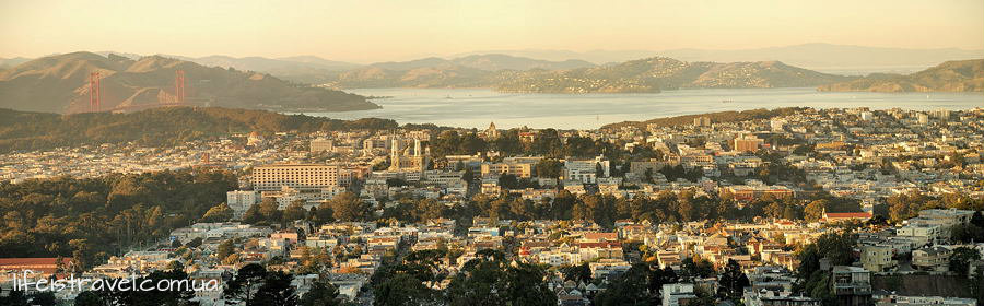 панорама Твин Пикс, Сан Франциско