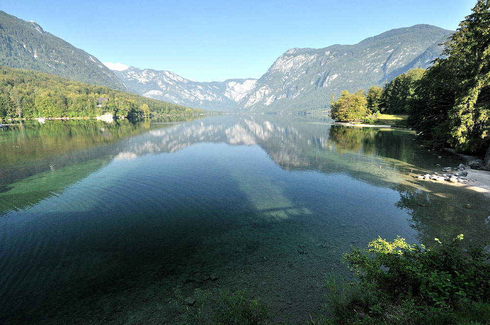 Словения, озеро Бохинь