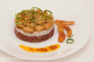 Балинезийский рис с курицей